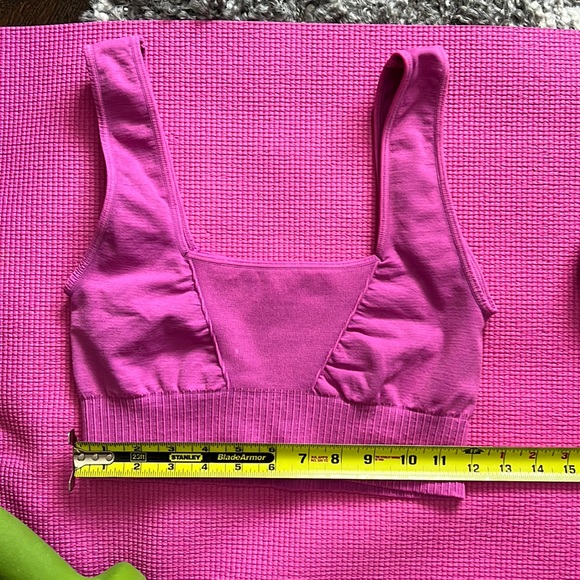 New - Free People Movement Square Neck Good Karma Bra - Picture 7 of 10